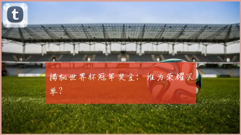 揭秘世界杯冠军奖金：谁为荣耀买单？